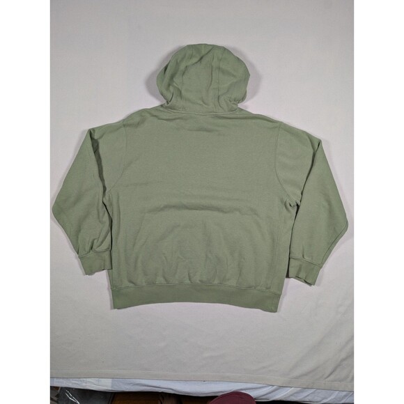 Nike Hoodie Mens XL Green Sportswear Club Fleece Pullover Sweatshirt BV2654-386 - Picture 3 of 8